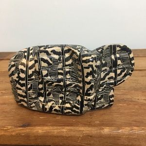 Besmo Kenya Carved Stone Elephant Trinket Dish